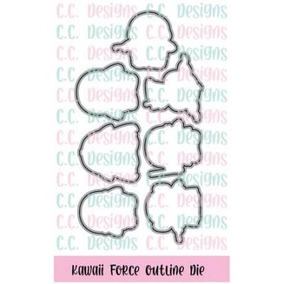 C.C. Designs Outline Die - Kawaii Force